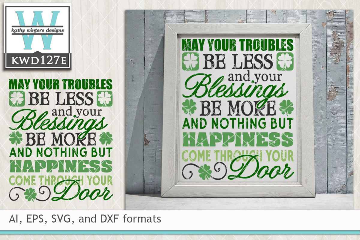 St. Patrick's SVG - St. Patrick's Subway Art example image 1