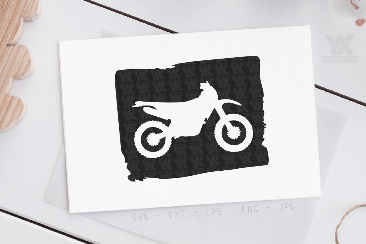 Dirtbike SVG example image 1