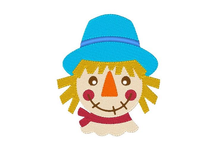 Scarecrow Embroidery Design for Fall example image 1