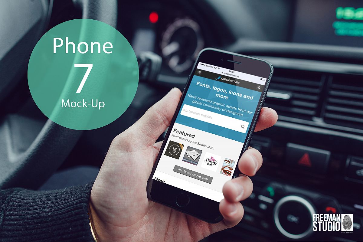 iPhone 7 Mock-Up example image 1