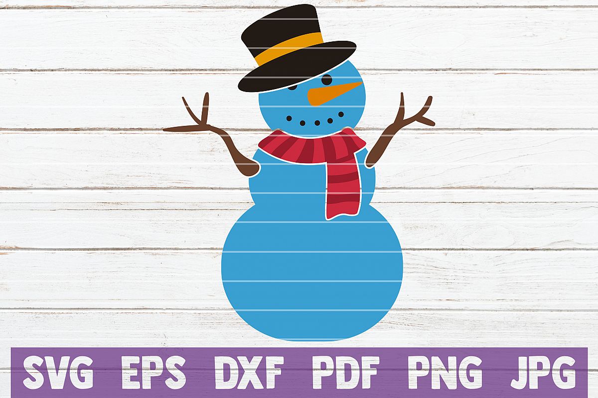 Snowman Svg Cut File 377774 Cut Files Design Bundles