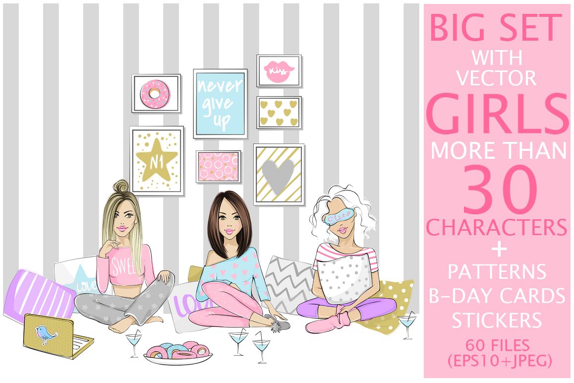 Big kit with fashion girls. example image 1
