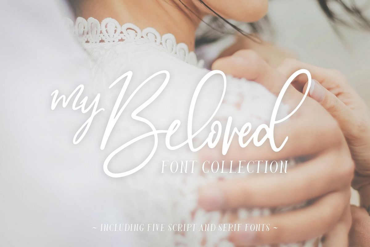My Beloved ~ Script & Serif Font example image 1