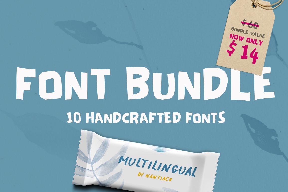 10 Handwritten Font Bundle Pack example image 1
