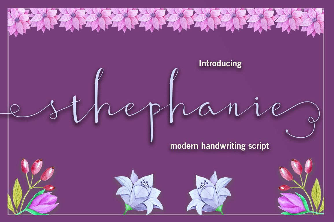Sthephanie Script example image 1