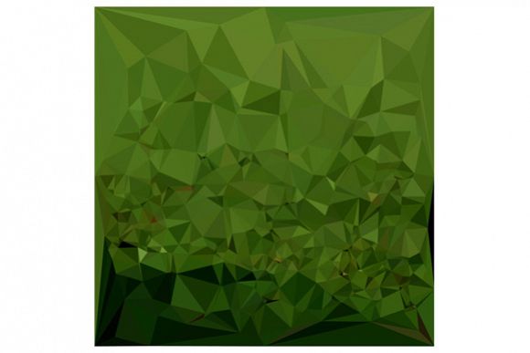 Chlorophyll Green Abstract Low Polygon Background example image 1