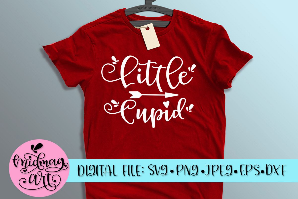 Little Cupid svg, png, jpeg, eps and dxf example image 1