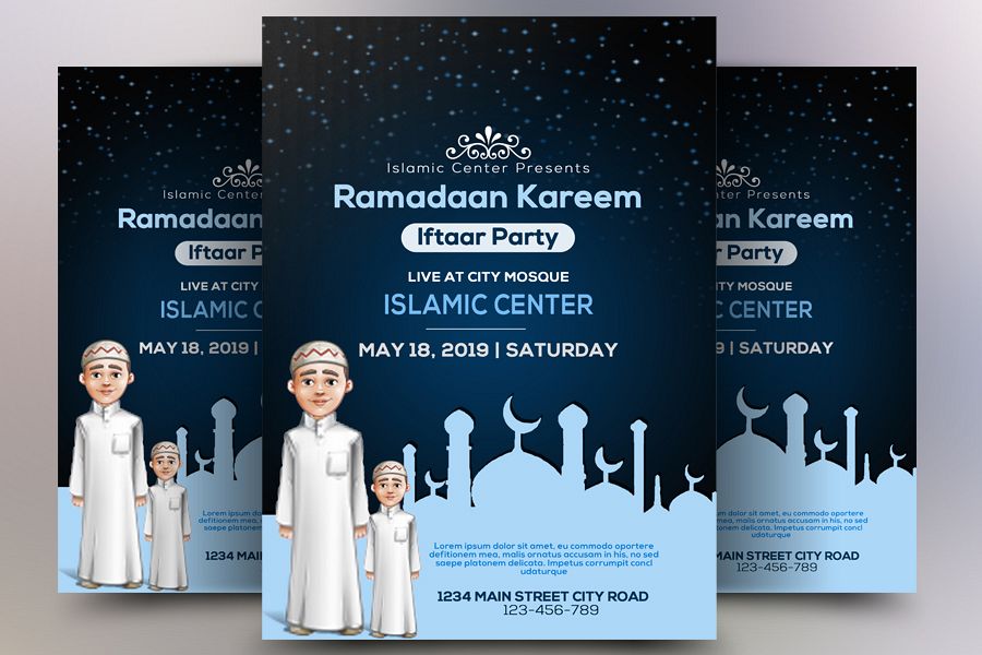 Ramdaan Iftar Flyer example image 1