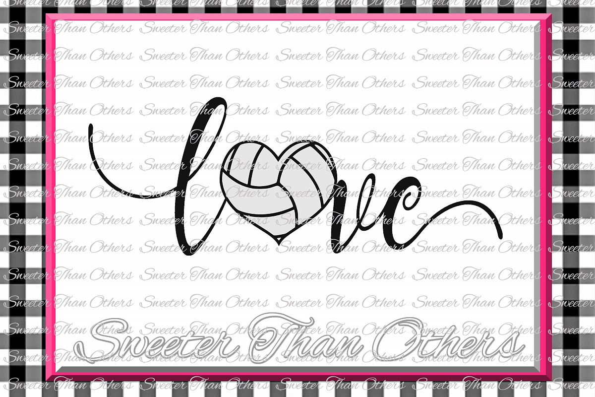 Download Volleyball svg Love Volleyball svg Design (25916) | SVGs | Design Bundles
