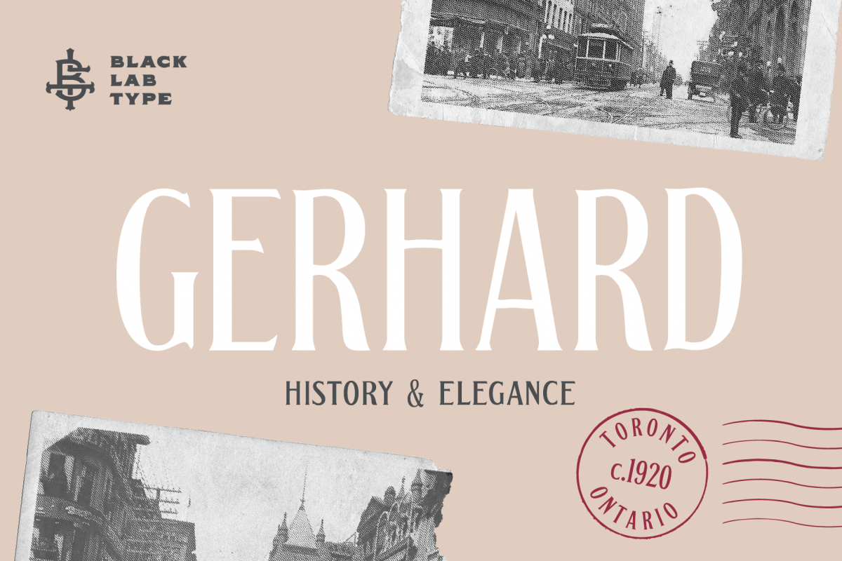 Gerhard - Vintage Display Font example image 1