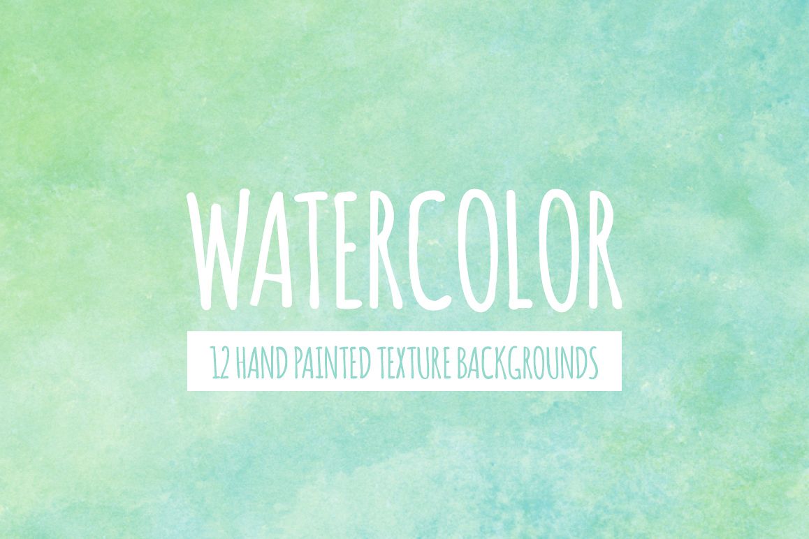 Green and Blue Watercolor Texture Backgrounds example image 1