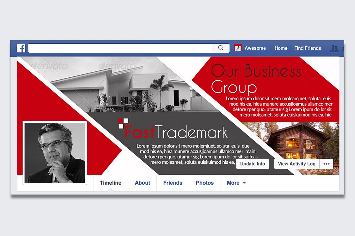 Real Estate Facebook Timeline Cover example image 1
