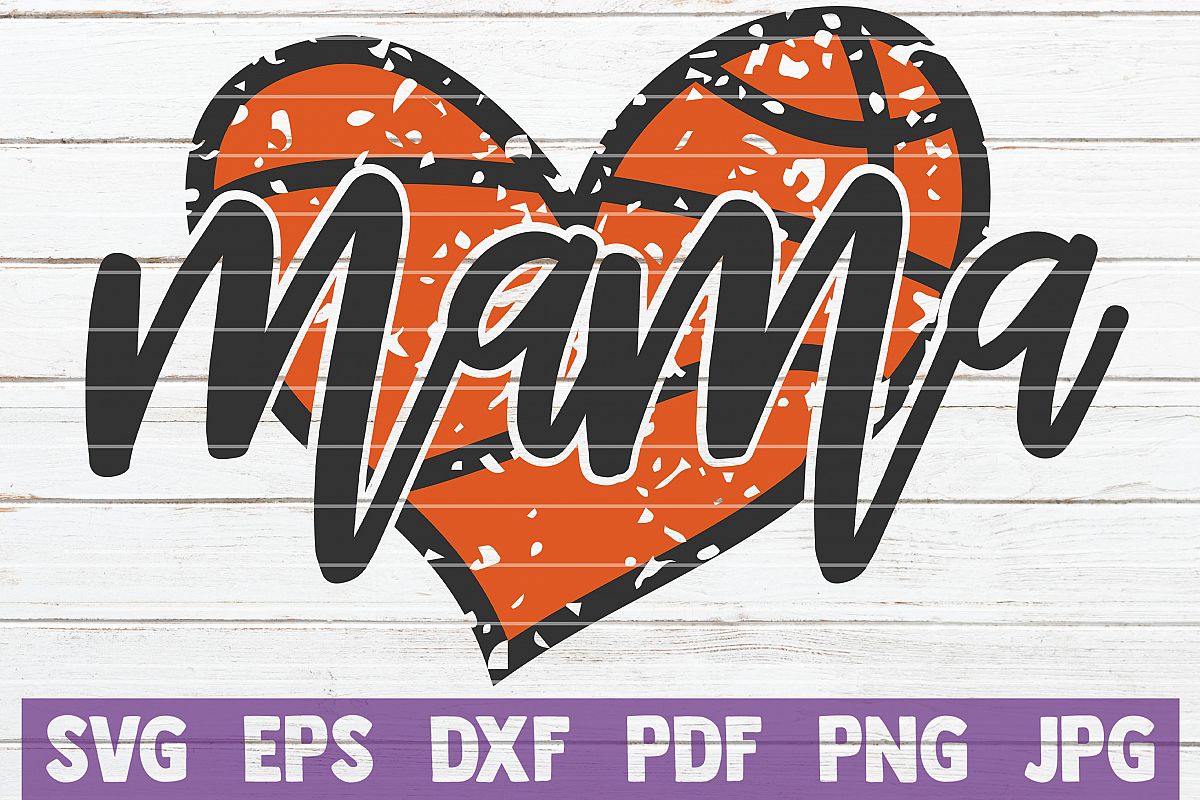 Basketball Mama SVG Cut File | commercial use example image 1