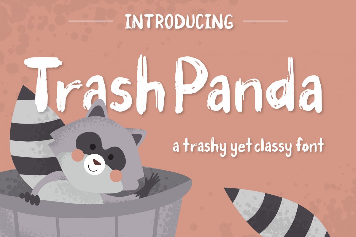 Trash Panda Font example image 1