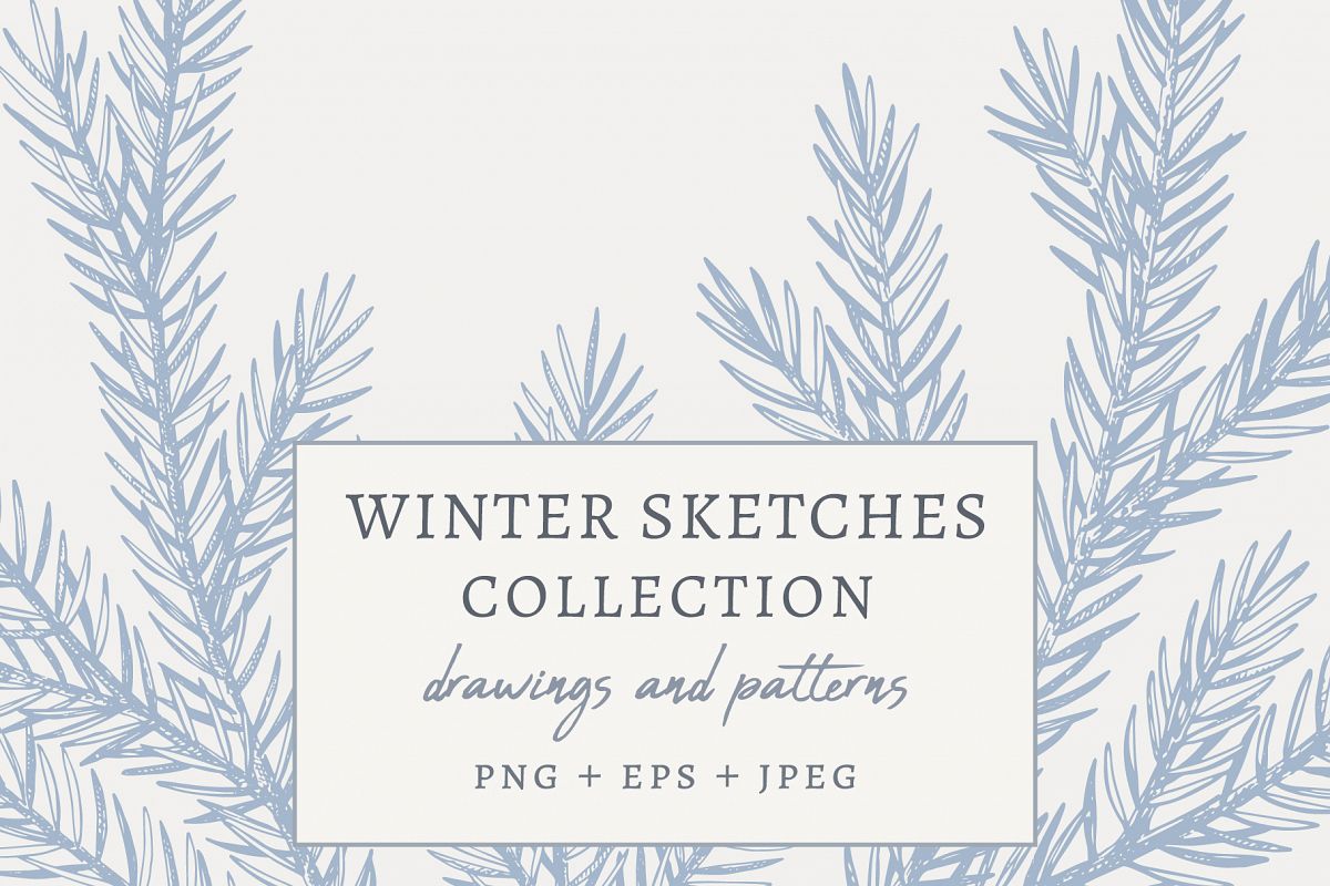 Winter Sketches Collection example image 1