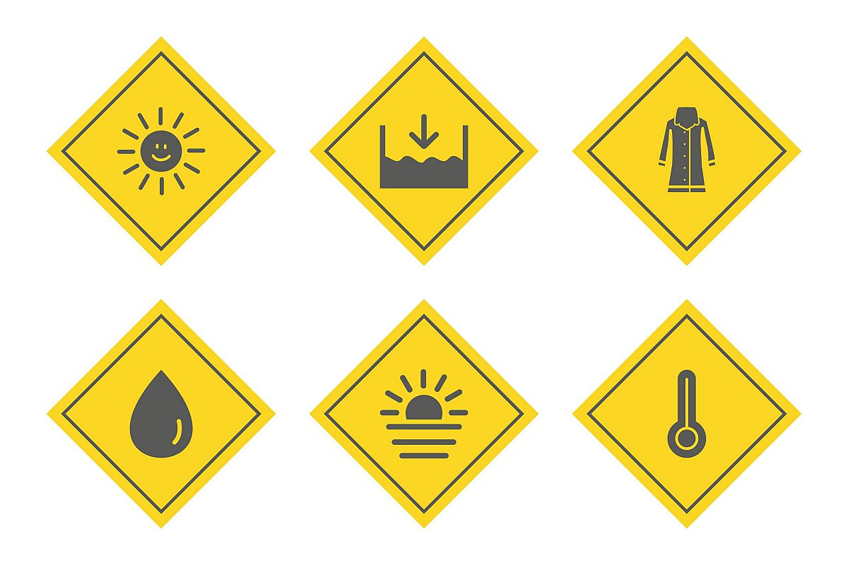 Set Of Weather And Season Icons example image 1
