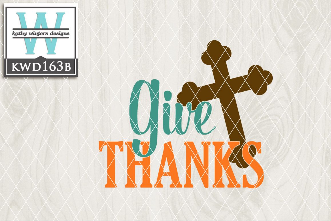 Thankful Cutting File KWD163B example image 1