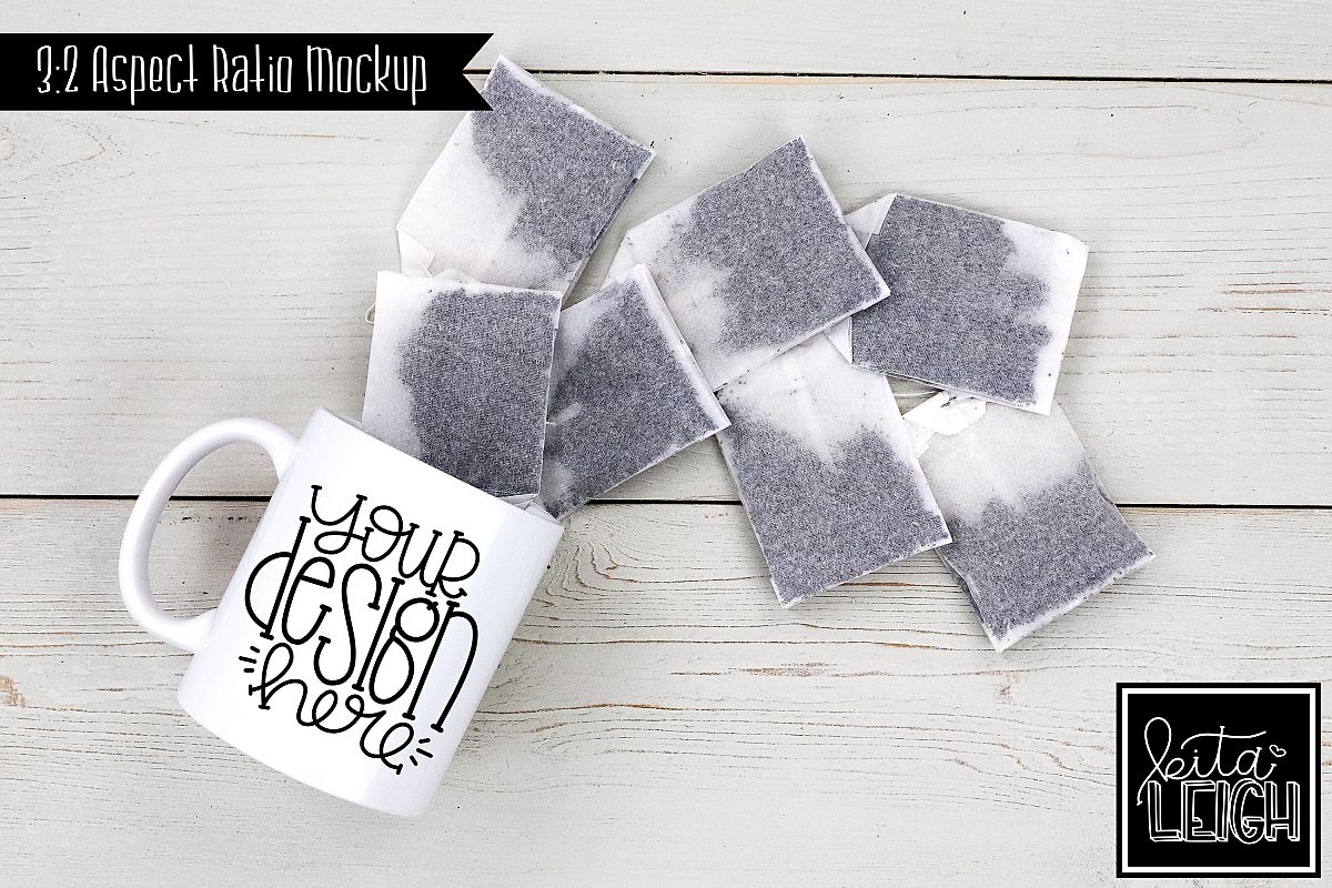 11 oz Mug Mockup with Tea example image 1