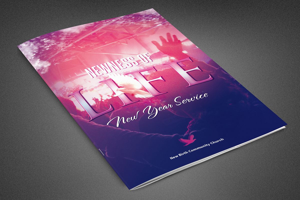 Newness of Life Church Bulletin example image 1
