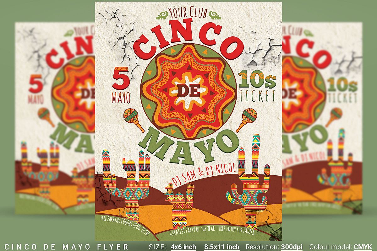 Cinco de Mayo Flyer example image 1