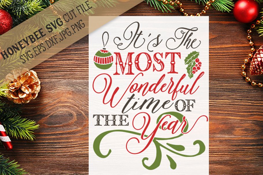 It's The Most Wonderful Time of The Year svg example image 1
