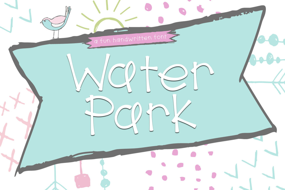 Water Park - A Cute Handwritten Font example image 1