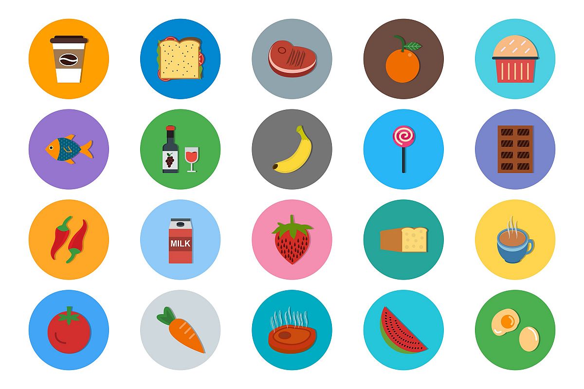 Set Of Food Icons example image 1