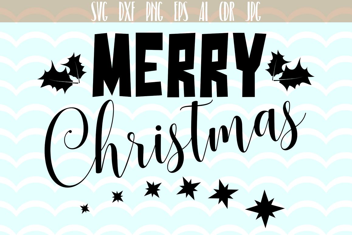 Download Christmas vector, Merry Christmas SVG - cutting files ...