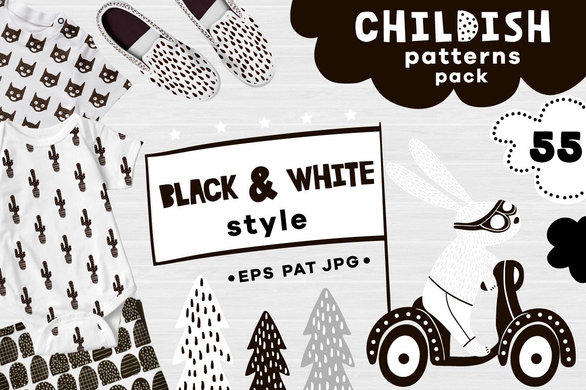 Childish patterns pack example image 1