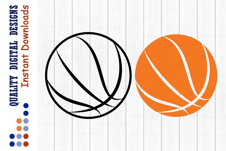 Basketball ball svg Sports Ball clipart svg example image 1