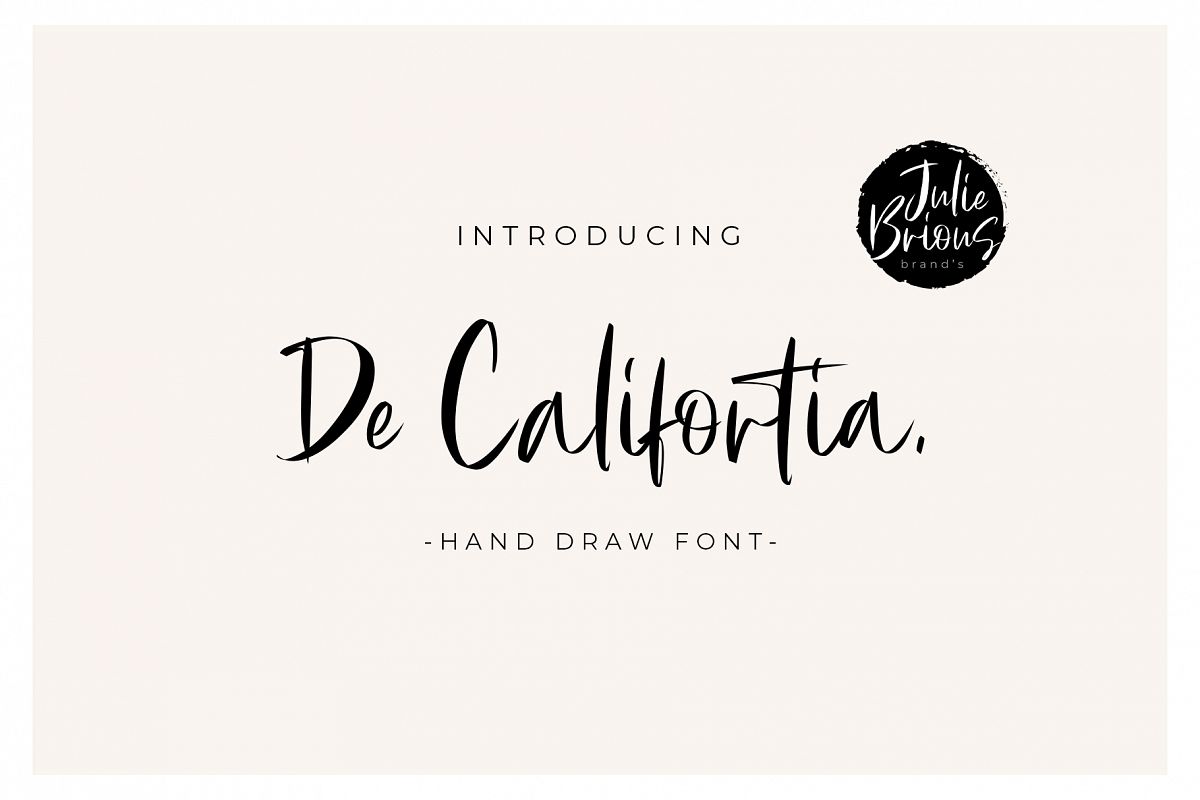 De Califortia Script example image 1