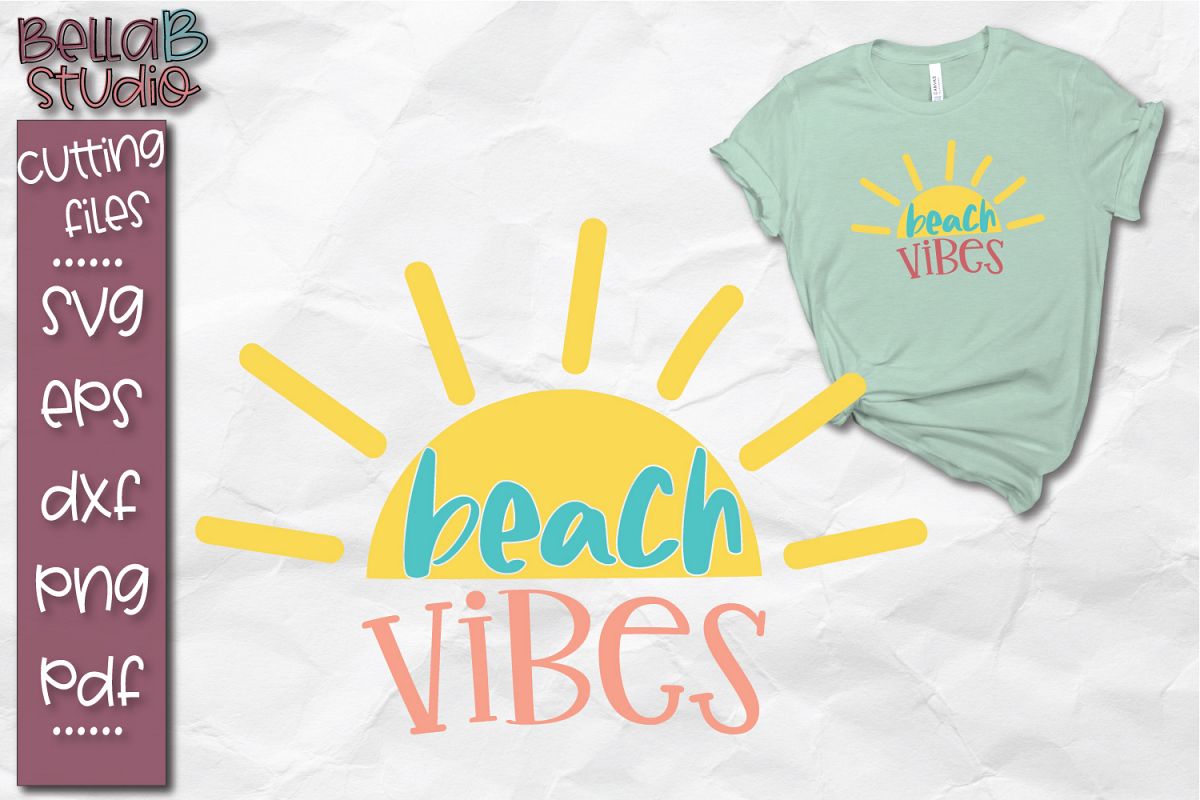 Download Free Beach Vibes Svg Search PSD Mockup Template