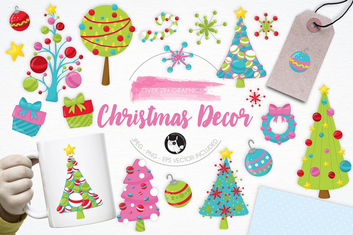 Christmas Décor graphics and illustrations example image 1