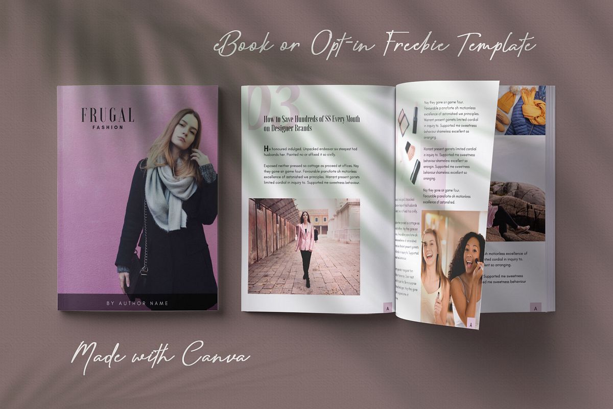 eBook or Opt-in Freebie Canva template | Ivy example image 1