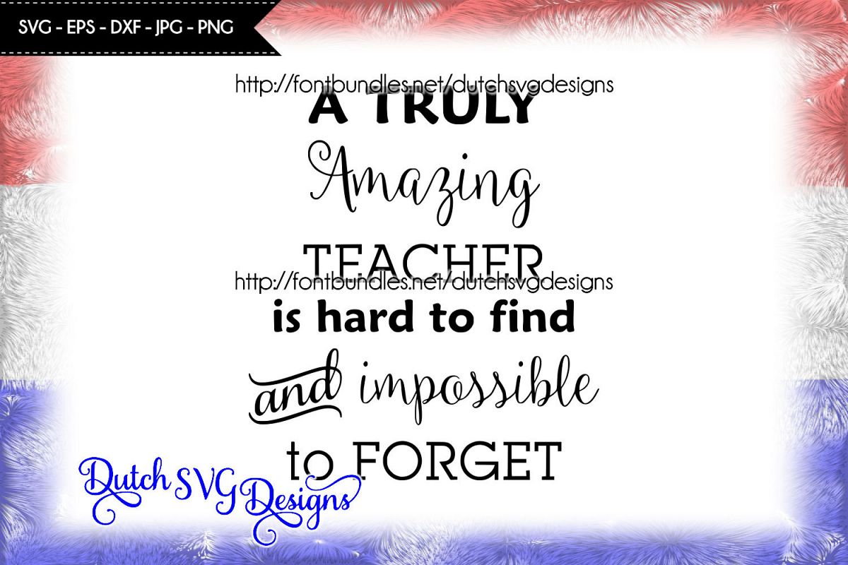 Text cutting file Teacher example image 1