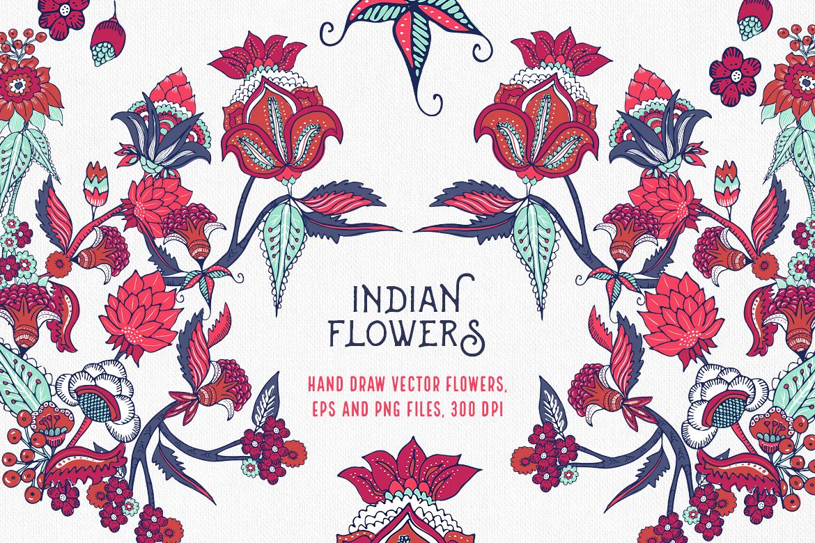 Indian Flowers example image 1