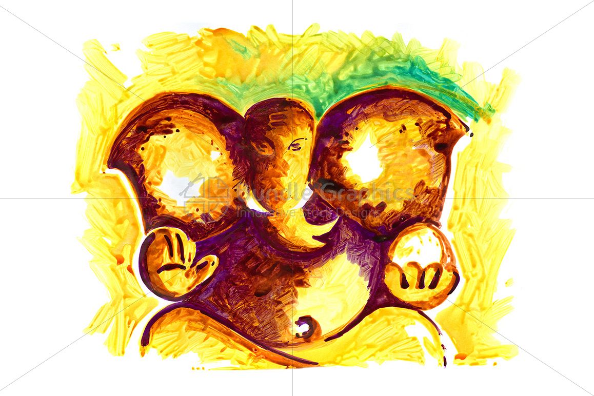 Lord Ganesha - Painting example image 1