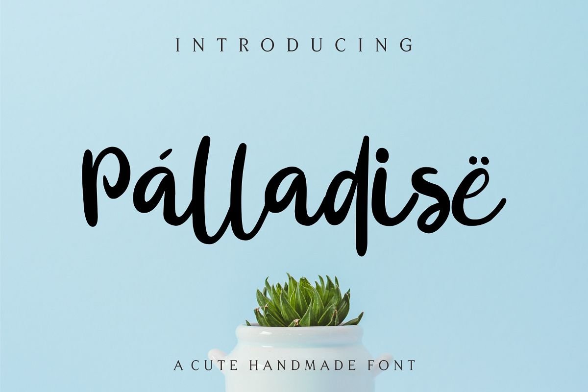 Palladise Cute Font example image 1