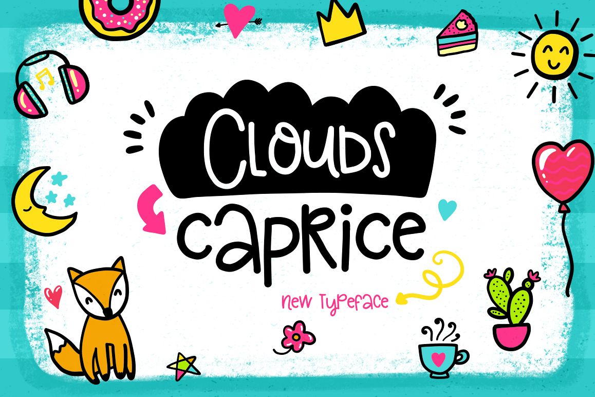 Clouds Caprice Typeface example image 1
