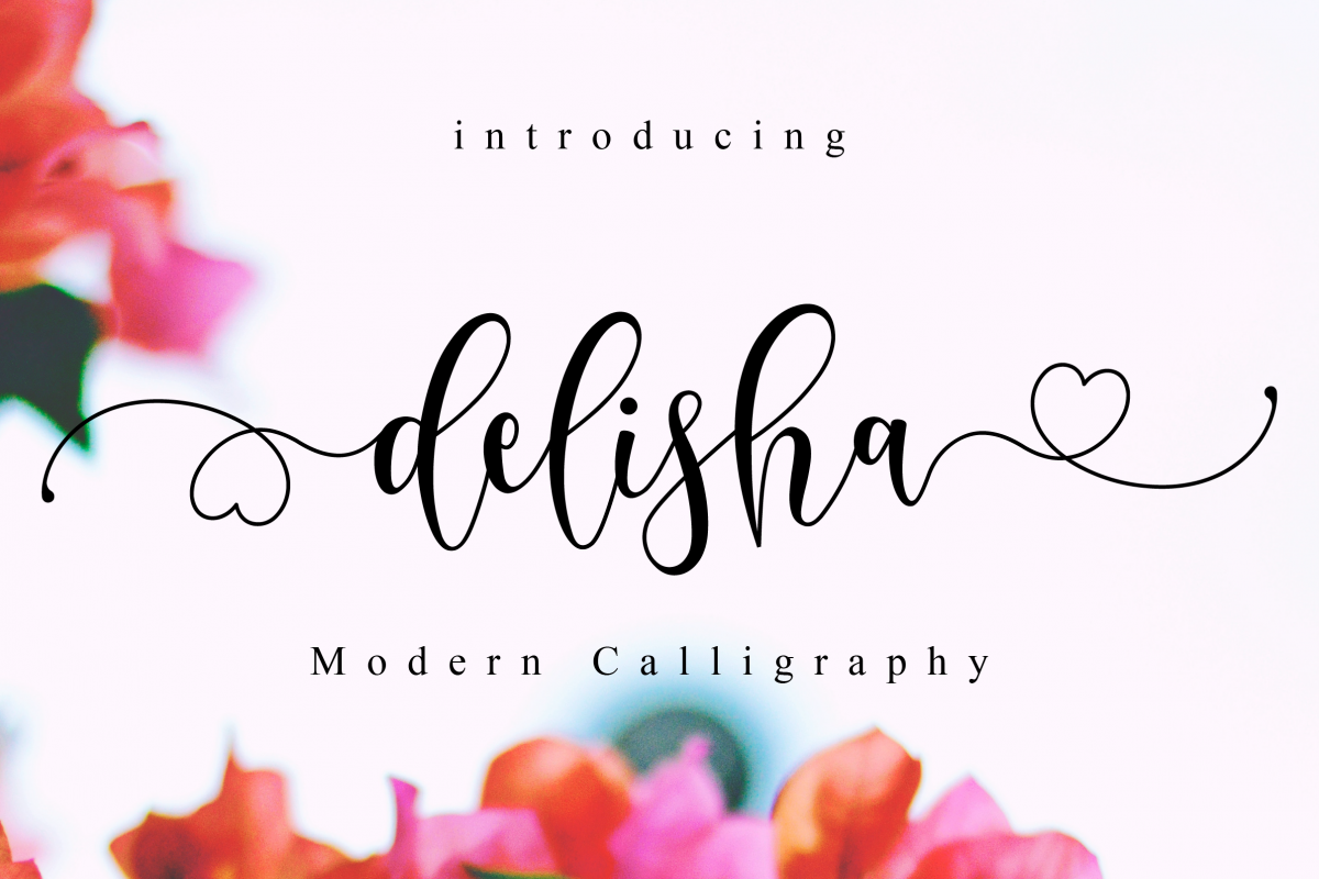 Delisha Script example image 1