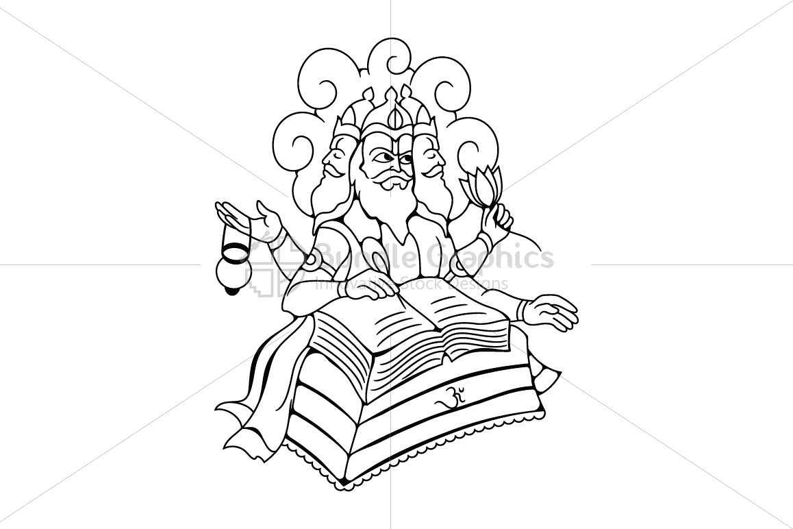 Lord Brahma - Illustration example image 1