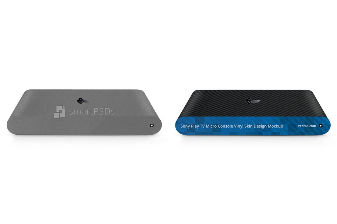 Sony Play Station TV Micro Console Vinyl Skin Design Mockup example image 1