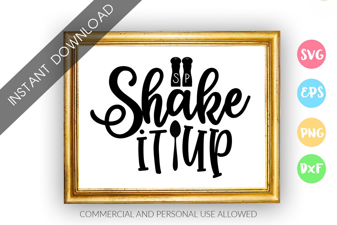 Shake it up SVG Design example image 1