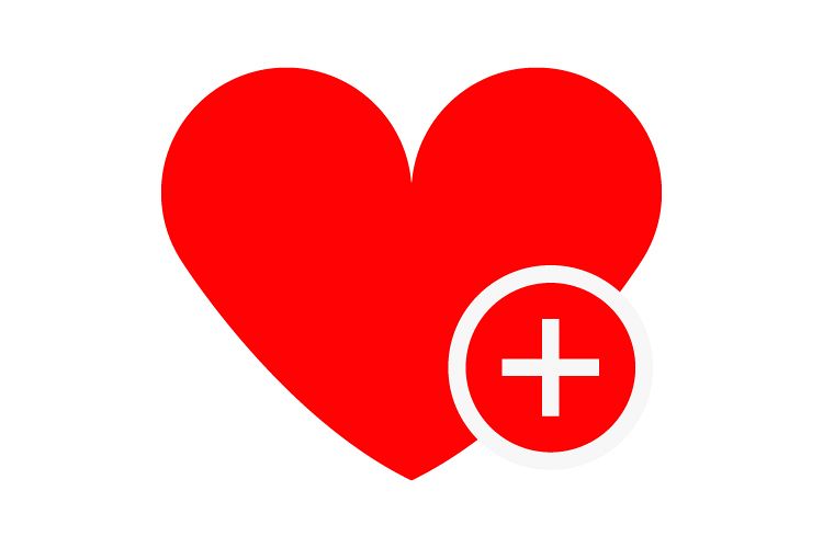 Add heart icon example image 1