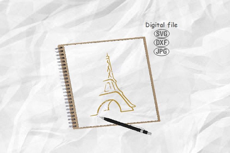 Eiffel Tower Svg, Paris Eiffel Tower Svg, Paris Svg example image 1