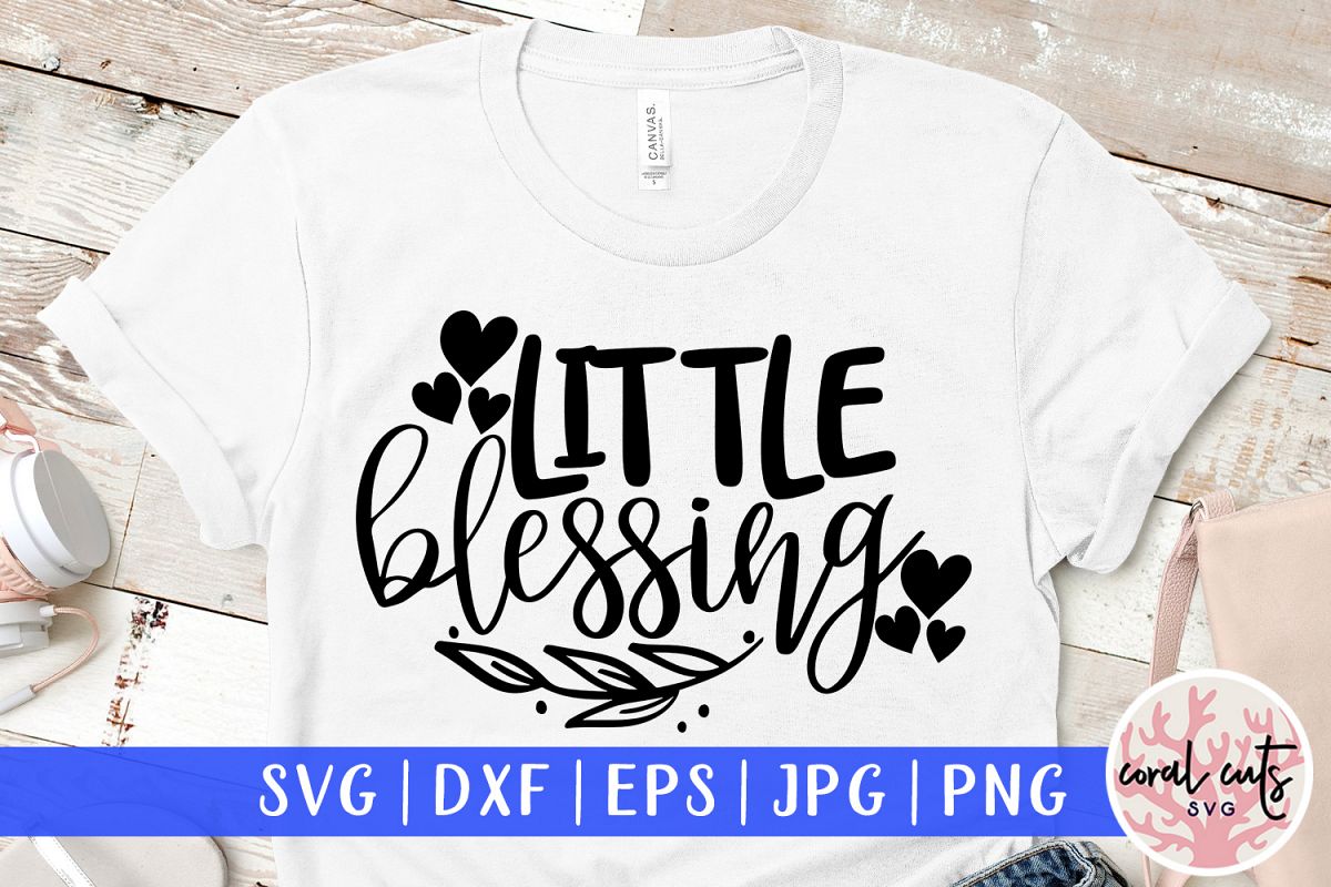 Little blessing - Mother SVG EPS DXF PNG Cutting File example image 1