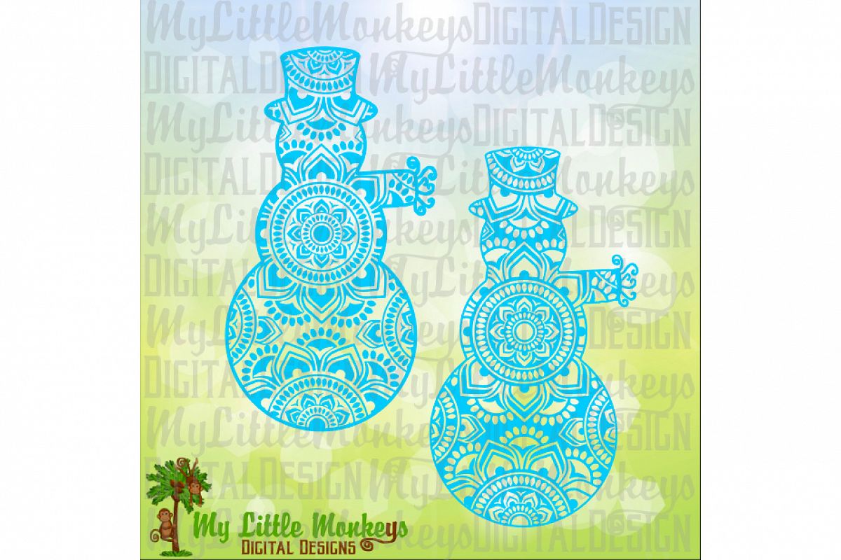 Snowman Mandala example image 1