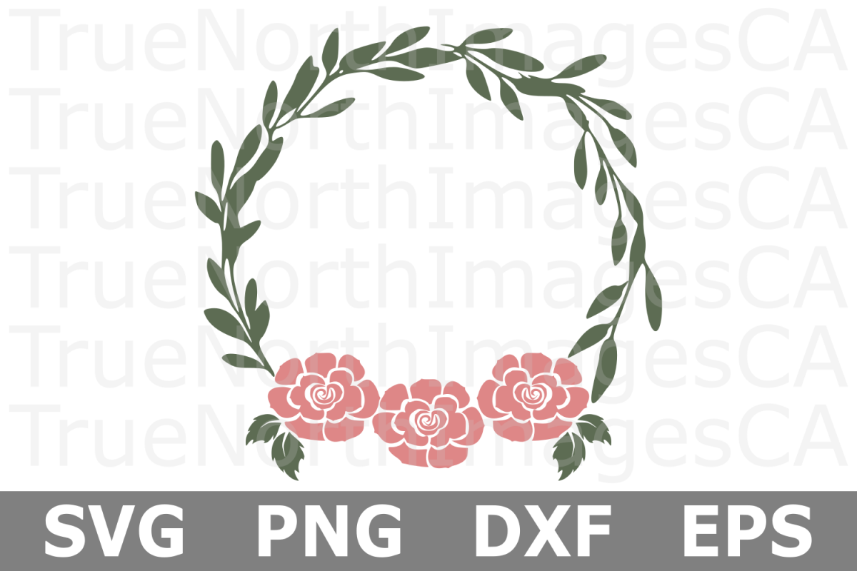 Download Floral Wreath - A Wreath SVG Cut File