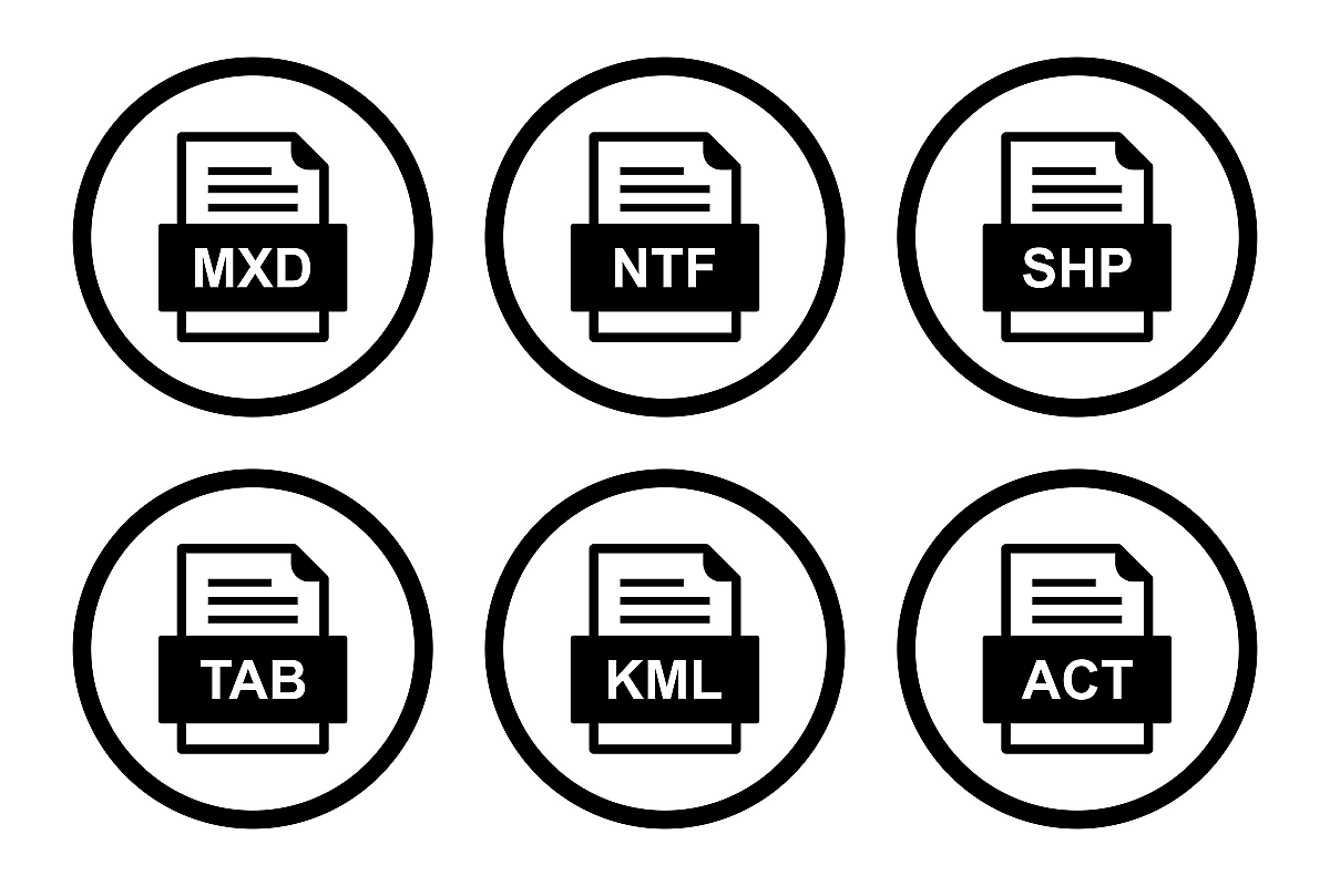Set Of File Formats Icons example image 1