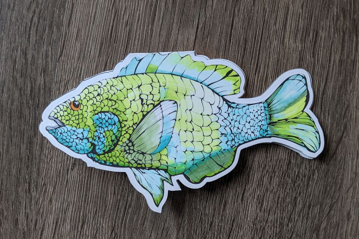 Sunfish cut file, with this file you can print color and cut example image 1